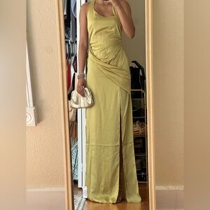 Elegant Olive Formal dress